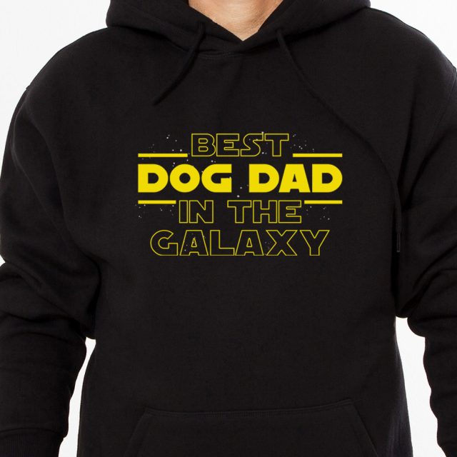 Zwarte hoodie voor hondenvaders